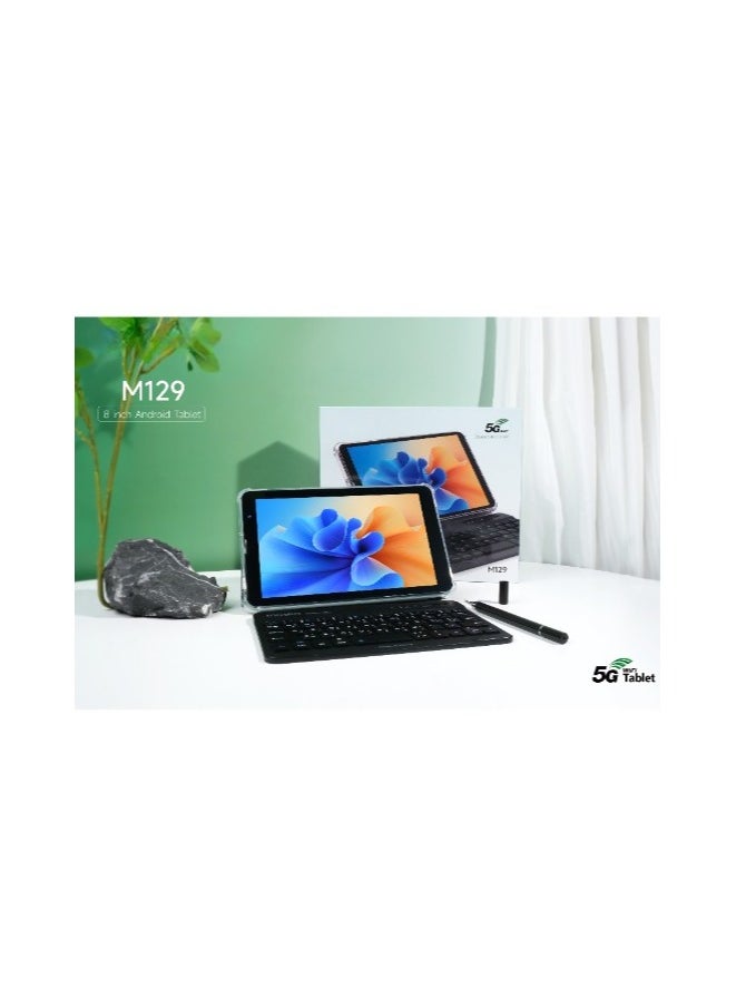 REBENUO M129 tablet 8-inch screen 8GB RAM 512GB storage space supports 5G Wi-Fi connection latest version (black)  - Image 2