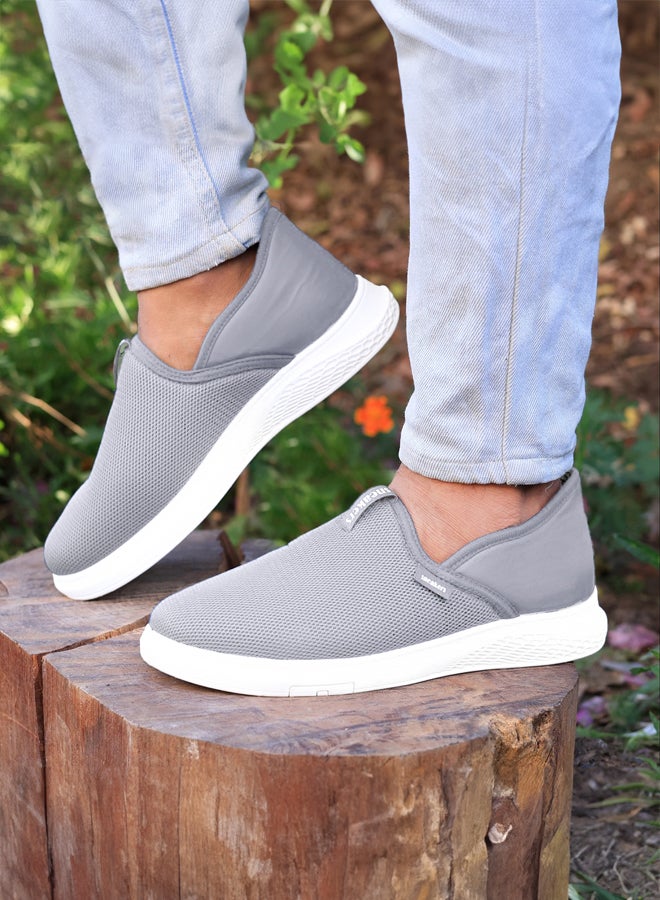 now Men’s Casual Slip-On Sneakers – Breathable Mesh Lightweight Shoes with Comfortable Non-Slip Sole for Daily Walking AX03 - Image 1