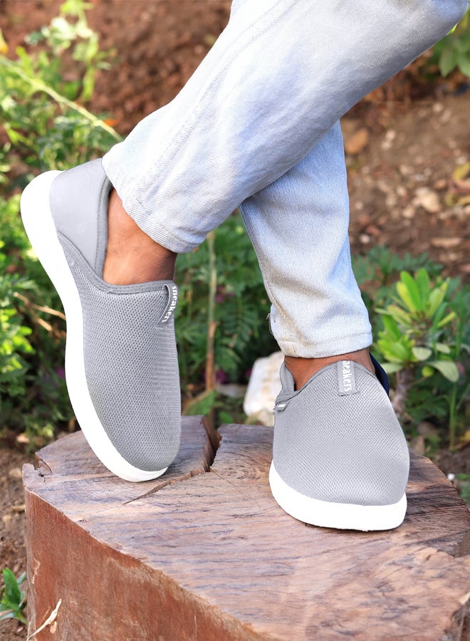 now Men’s Casual Slip-On Sneakers – Breathable Mesh Lightweight Shoes with Comfortable Non-Slip Sole for Daily Walking AX03 - Image 2