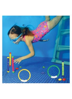Cutie Cute Cutie Cute 19 Pcs Diving Toys For Pool For Kids Dive Underwater Toys Swimming Pool Toy Gift Set  - Image 2
