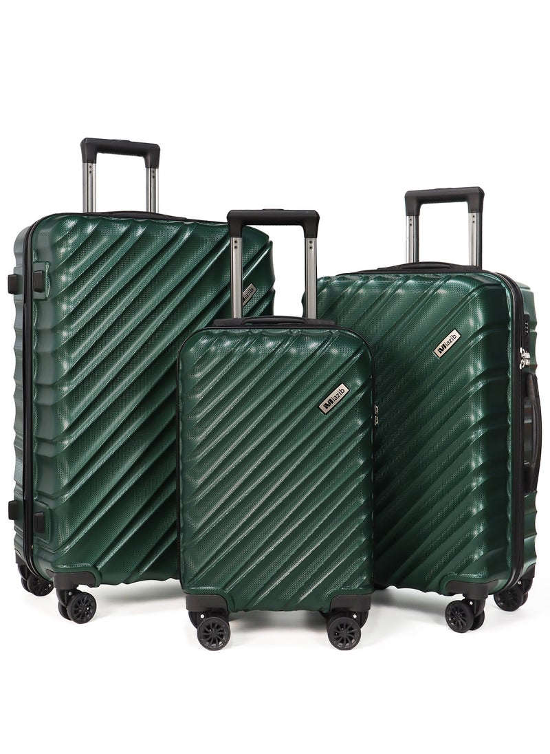 MIAZIB MIAZIB Luggage Sets Suitcases with Wheels Suitcase set Hardshell Luggage sets Clearance Luggage sets with TSA Lock 20/24/28 Inch Luggage Lightweight Suitcases with Wheels Jasper  - Image 1