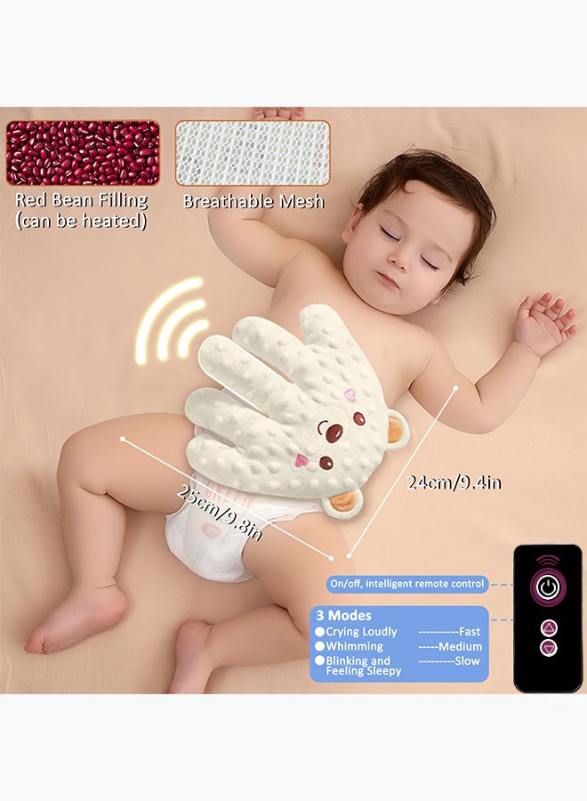Bincoo Baby Soothers for Sleep, Baby Soothing Palm for 0-3 Years, Automatic Patting Patter Pillow, Sleep Buddies for Newborns, with Remote Control - Image 4