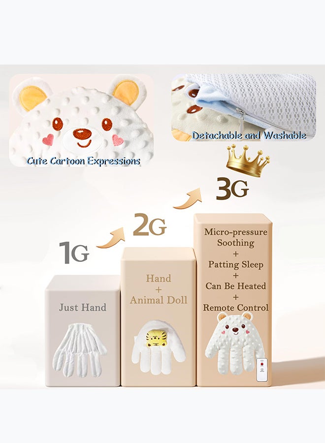 Bincoo Baby Soothers for Sleep, Baby Soothing Palm for 0-3 Years, Automatic Patting Patter Pillow, Sleep Buddies for Newborns, with Remote Control - Image 5