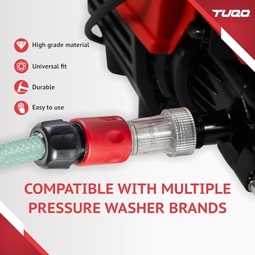 TUQO Universal 3/4" Inlet Water Filter Set | Heavy-Duty Pressure Washer Connector with Quick Coupler | Suitable for TUQO, Bosch, Karcher, JPT, Starq & More | Durable, Leak-Proof | WF60/SPA22 - Image 5