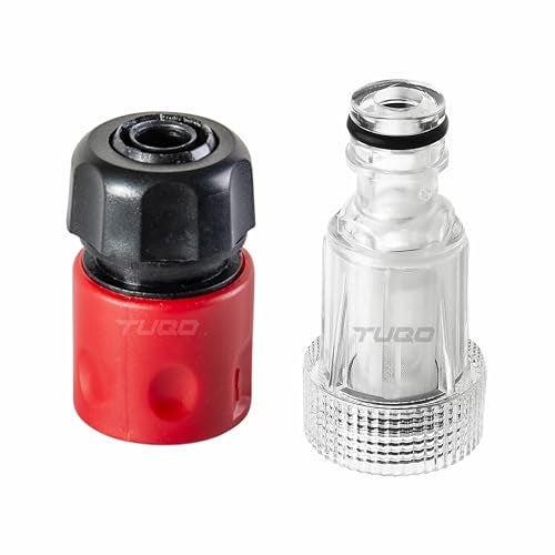 TUQO Universal 3/4" Inlet Water Filter Set | Heavy-Duty Pressure Washer Connector with Quick Coupler | Suitable for TUQO, Bosch, Karcher, JPT, Starq & More | Durable, Leak-Proof | WF60/SPA22 - Image 1