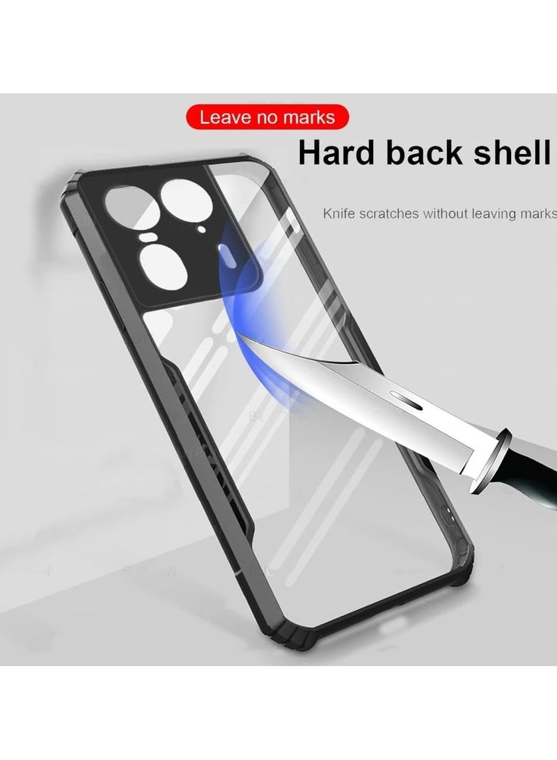 general Case Compatible with Motorola Edge 50 Ultra [Droproof] [Sweat-Proof] [Fingerprint-Proof] Shockproof TPU+PC Clear Protective Phone Case Fits Moto Edge 50 Ultra - Image 2