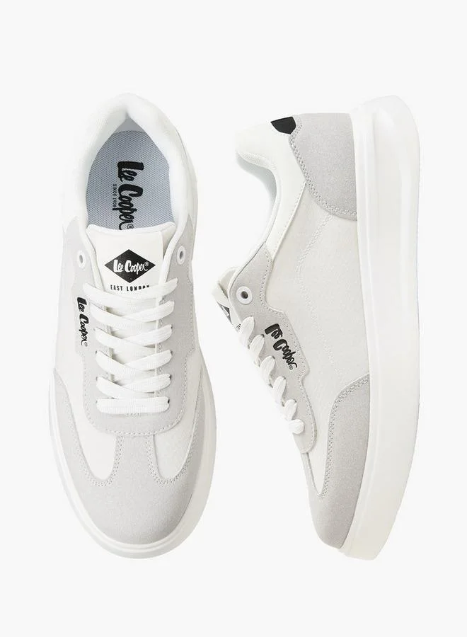 Lee Cooper WHITE Men Ortholite Lace-Up Sneakers for Men | Best Price UAE