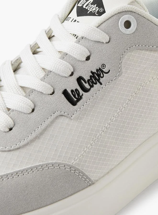 Lee Cooper WHITE Men Ortholite Lace-Up Sneakers for Men | Best Price UAE