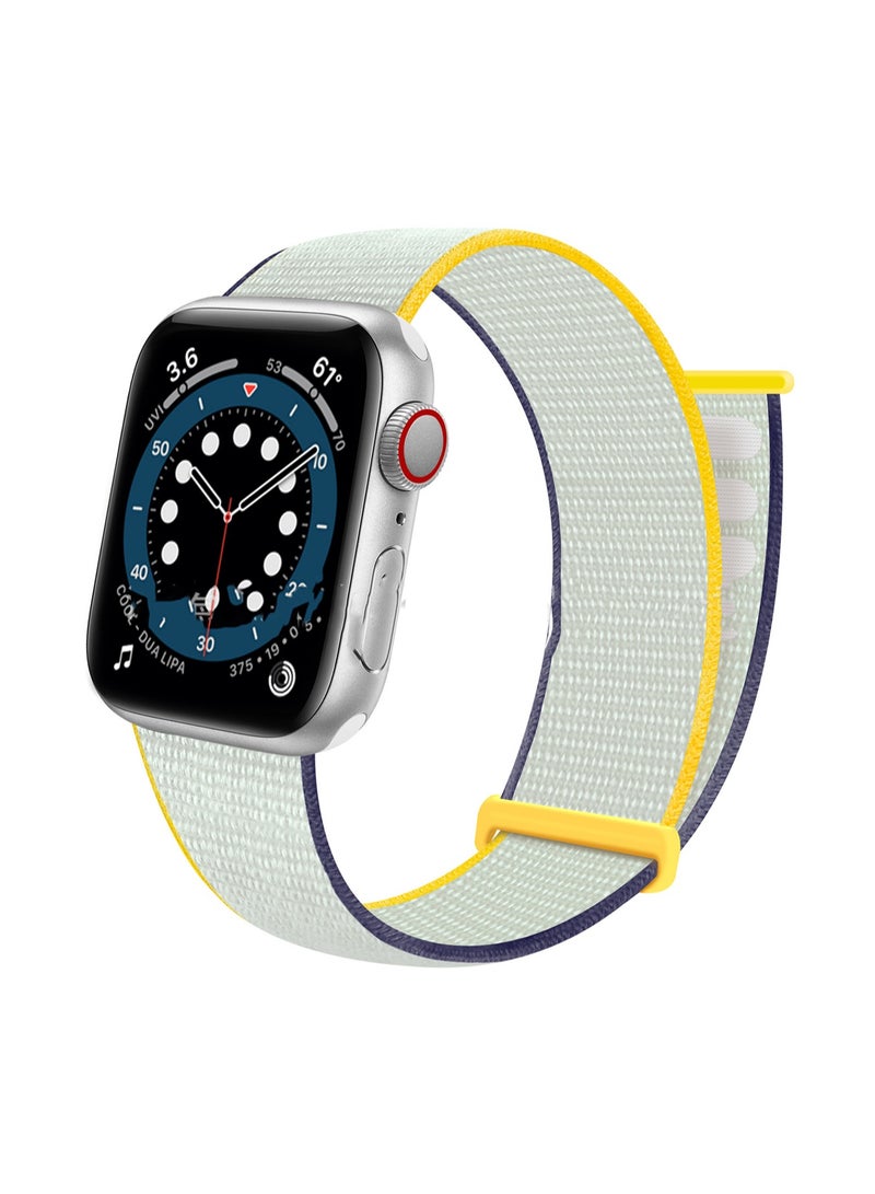 Mint Green 44/45/46/49mm/Series1.2.3-42 Compatible With Apple Watch, Suitable For Men And Women, Velcro Strap Wristband Compatible With Iwatch Series - Image 1