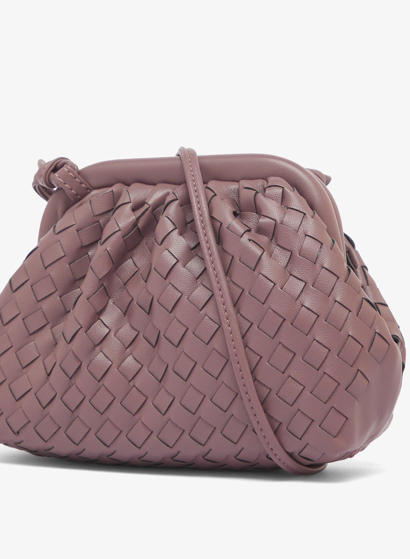 GLAMOROUS Mini Woven Pillow Shoulder Bag - Image 4
