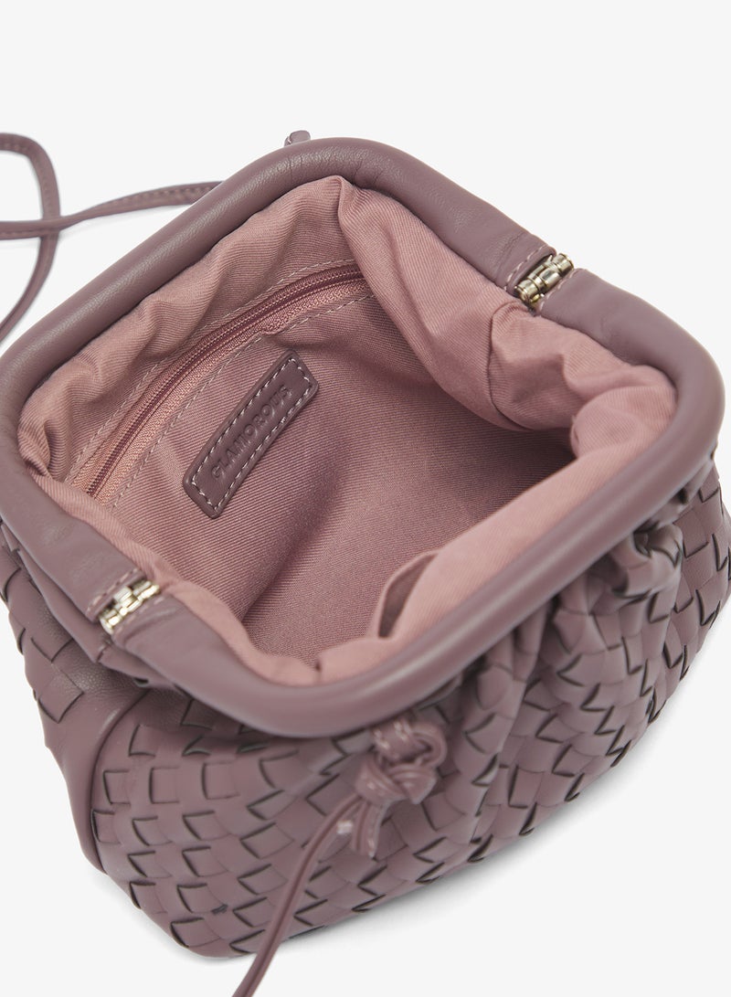 GLAMOROUS Mini Woven Pillow Shoulder Bag - Image 5