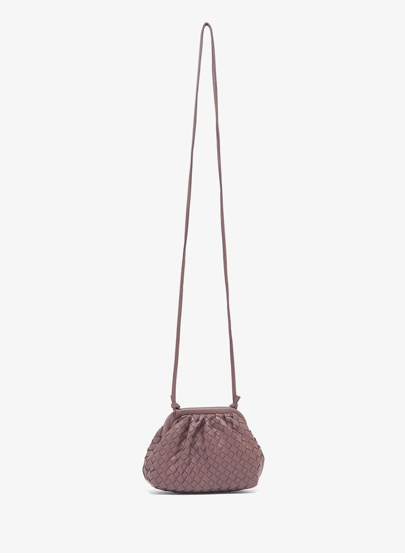 GLAMOROUS Mini Woven Pillow Shoulder Bag - Image 3