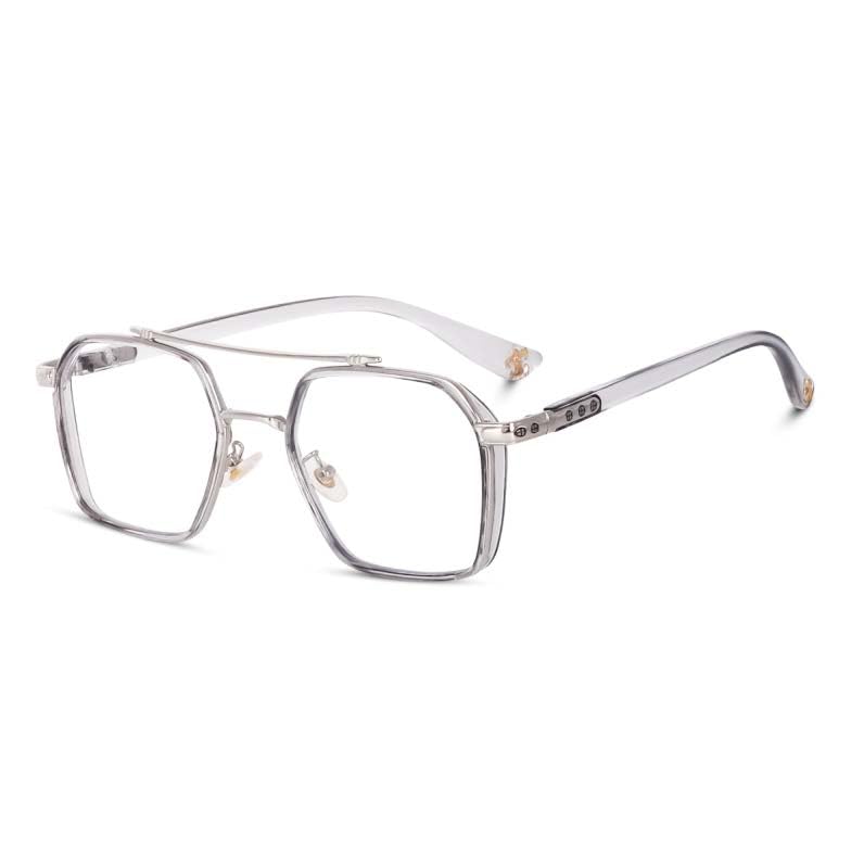 Dervin Zero Power Computer Bluelight Blocking Glasses For Men and Women | Blue Cut Computer Glasses | Anti Glare, Lightweight & Blocks Harmful Rays | Full Rim Square Glasses - Image 1