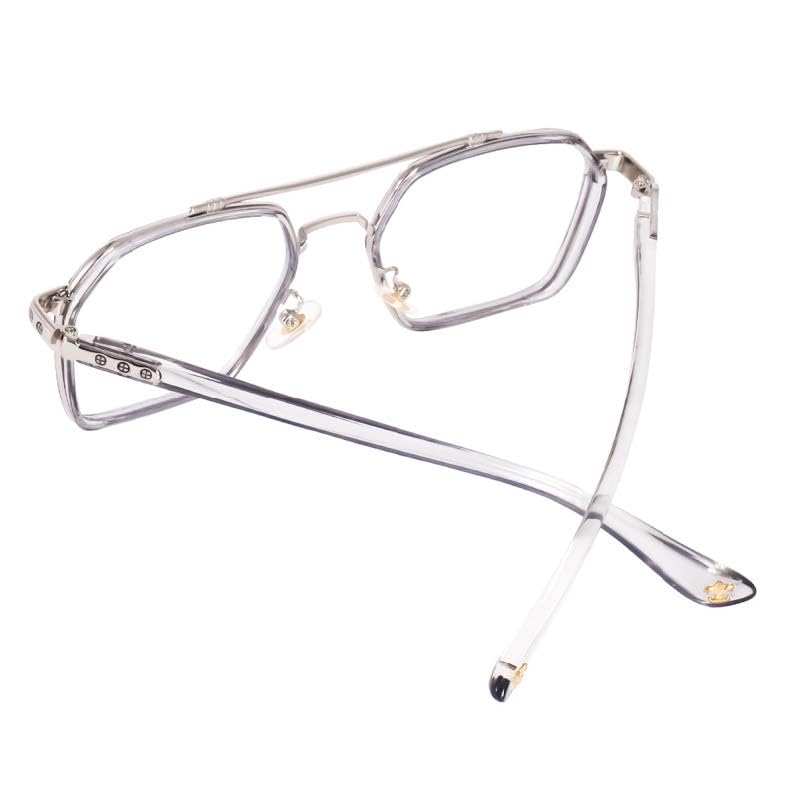 Dervin Zero Power Computer Bluelight Blocking Glasses For Men and Women | Blue Cut Computer Glasses | Anti Glare, Lightweight & Blocks Harmful Rays | Full Rim Square Glasses - Image 5