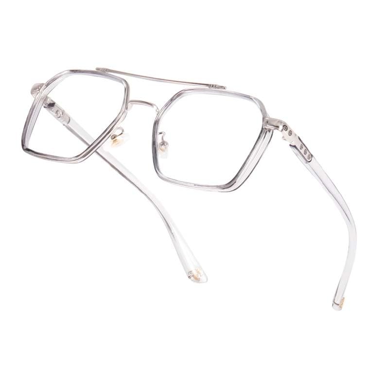 Dervin Zero Power Computer Bluelight Blocking Glasses For Men and Women | Blue Cut Computer Glasses | Anti Glare, Lightweight & Blocks Harmful Rays | Full Rim Square Glasses - Image 3