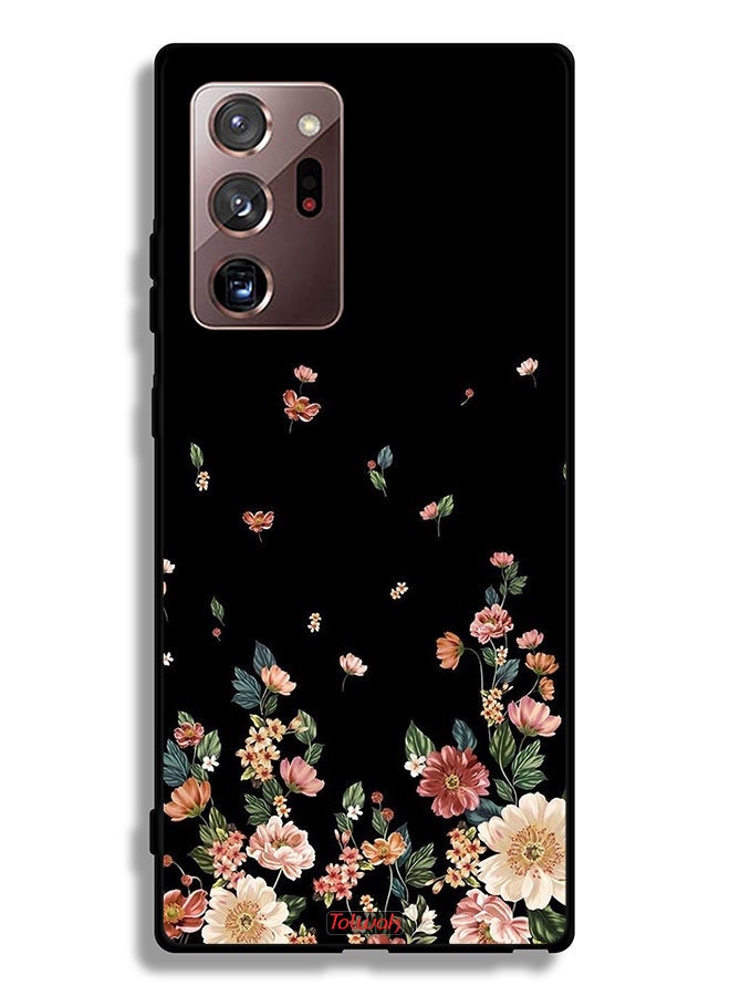 Tolwak Samsung Galaxy Note 20 Ultra 5G Protective Case Cover Small Flowers In Bottom - Image 2