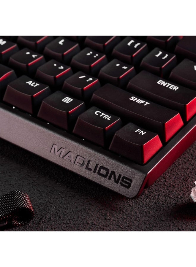 MADLIONS Mad60HE RGB Mechanical Keyboard Magnetic Switches Hot Swap Customized 8KHZ FPS Gaming Keyboard with Adjustable Actuation, 8000 Hz Polling Rate, Rapid Trigger Mode, Hall Effect Switches, for PC/Mac, Black ﻿ - Image 5