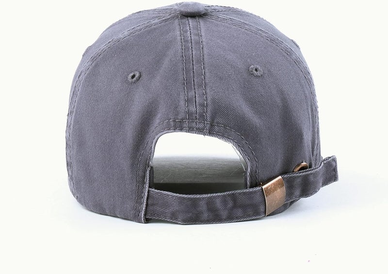 LANGZHEN Unisex Baseball Cap 100% Cotton Fits Men Women Washed Denim Adjustable Dad Hat - Image 3
