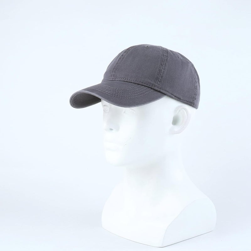 LANGZHEN Unisex Baseball Cap 100% Cotton Fits Men Women Washed Denim Adjustable Dad Hat - Image 4