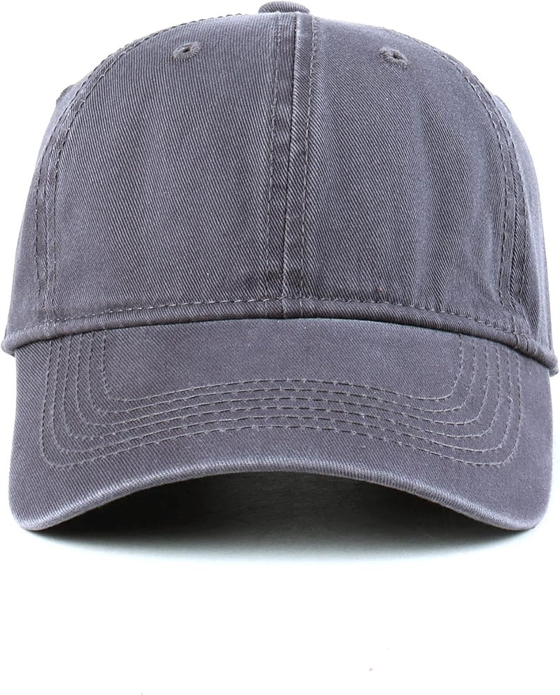 LANGZHEN Unisex Baseball Cap 100% Cotton Fits Men Women Washed Denim Adjustable Dad Hat - Image 2