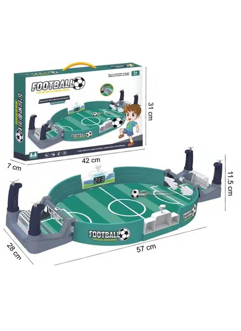 Raxoom 2022 Worlds Cup Mini Table Football Games, Portable Childrens Football Battle Table with 6 Football Parent-child Interactive Toys Mini Pressure Relief Table Soccer Early Education Toys  - Image 1