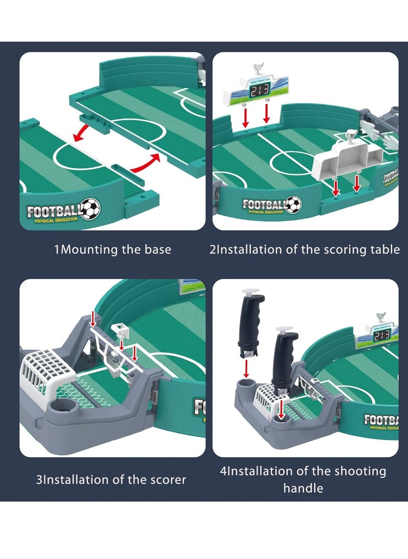 Raxoom 2022 Worlds Cup Mini Table Football Games, Portable Childrens Football Battle Table with 6 Football Parent-child Interactive Toys Mini Pressure Relief Table Soccer Early Education Toys  - Image 3
