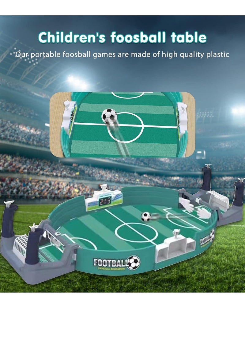 Raxoom 2022 Worlds Cup Mini Table Football Games, Portable Childrens Football Battle Table with 6 Football Parent-child Interactive Toys Mini Pressure Relief Table Soccer Early Education Toys  - Image 4