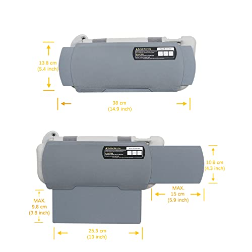 WANPOOL Car Visor Sunshade Extender, Window Shade, Anti-Glare Sun Blocker for Driver or Front Seat Passenger,1 Piece (Gray) - Image 2