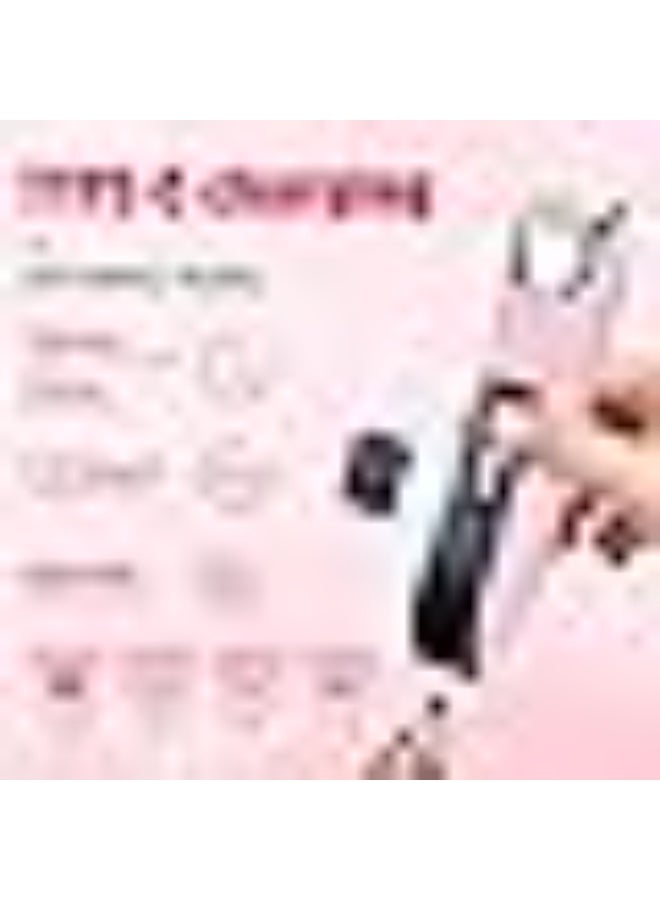 ماكينة حلاقة وتشذيب 2 في 1 للنساء – جهاز إزالة الشعر بالمناطق الحساسة مع إضاءة LED وشاشة رقمية، مقاومة للماء (IPX7)، شحن سريع، وشفرات سيراميك لنتائج ناعمة وغير مؤلمة - Image 5
