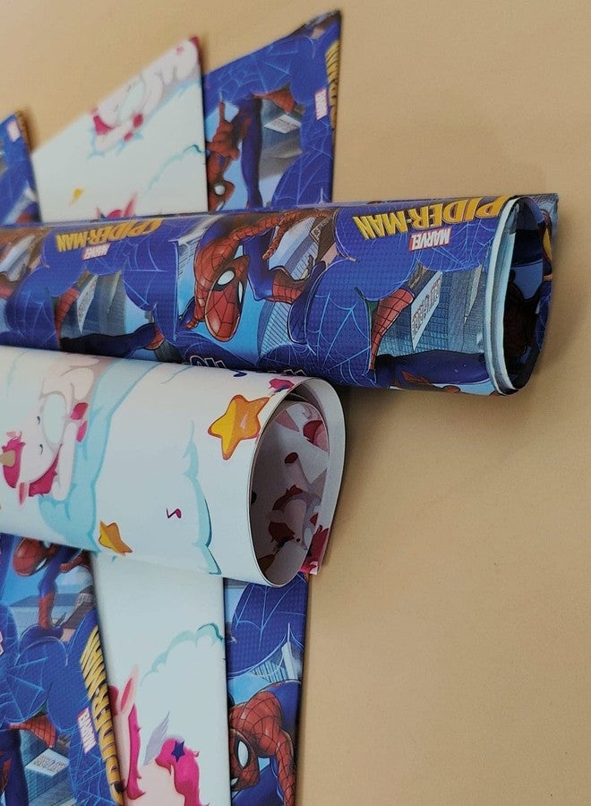 Tera13 TERA 13 Birthday Gifts For Kids Wrapping Paper For Girls (5 girls + 5 boys) Unicorn Theme Rapping Paper, Book, Decoration, Gift Wrap, Wrapping Sheet, Unicorn Wrapping Paper For Kids - Image 2