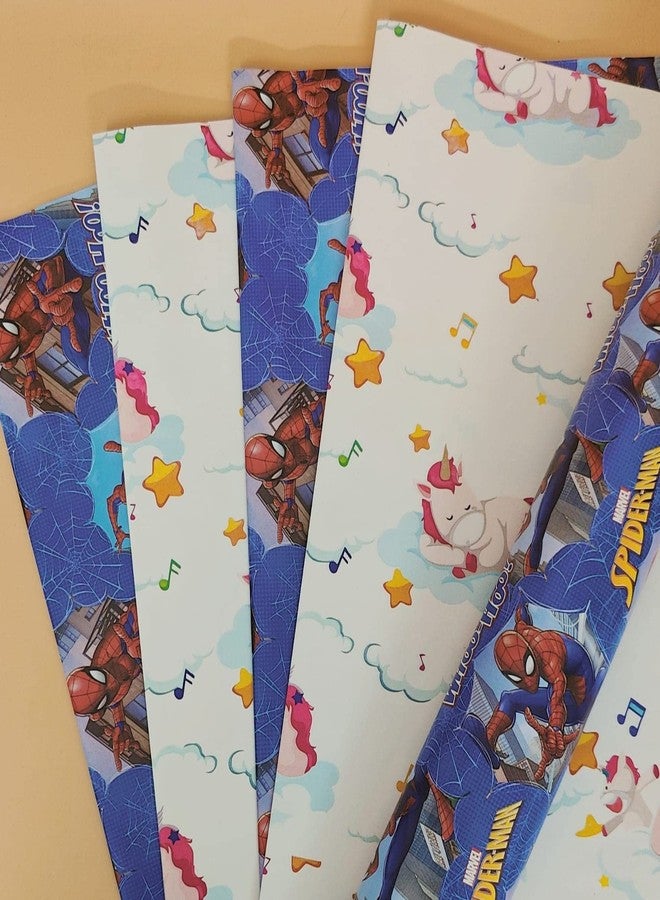 Tera13 TERA 13 Birthday Gifts For Kids Wrapping Paper For Girls (5 girls + 5 boys) Unicorn Theme Rapping Paper, Book, Decoration, Gift Wrap, Wrapping Sheet, Unicorn Wrapping Paper For Kids - Image 1