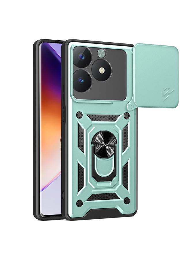 اس-توب جراب لهاتف Realme C61 / C63 بتصميم غطاء كاميرا منزلق من مادة TPU الهجينة لهاتف الكمبيوتر الشخصي - Image 1