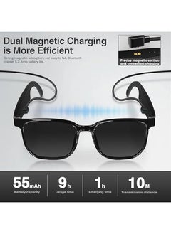 Smart Glasses with AI, Polarized Sunglasses with Bluetooth Speaker, Athletic, Outdoor, Sports UV Protection and Voice Control - Black - pzsku/Z2EF8A648ABEE6E7E692EZ/45/_/1736770164/07612b65-41e6-4f52-aa8b-ec4c28e2b7c6