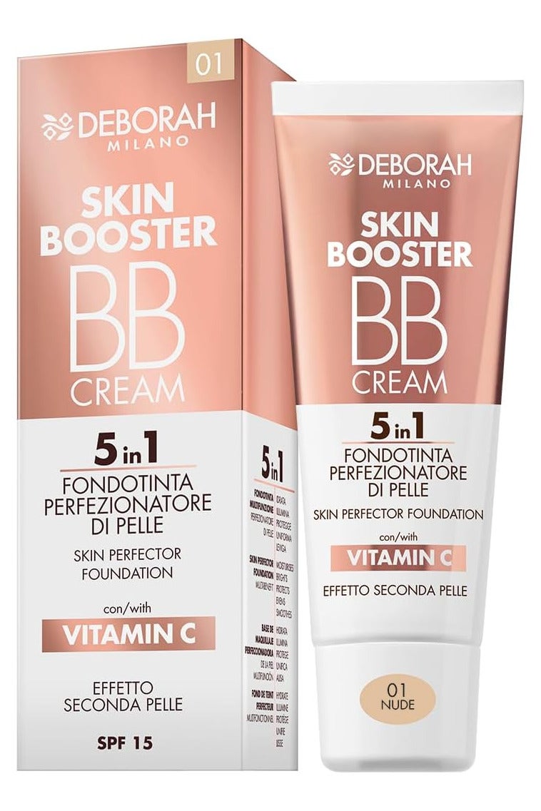 ديبورا كريم أساس بي بي معزز للبشرة 5 في 1 01 لون طبيعي - Image 1