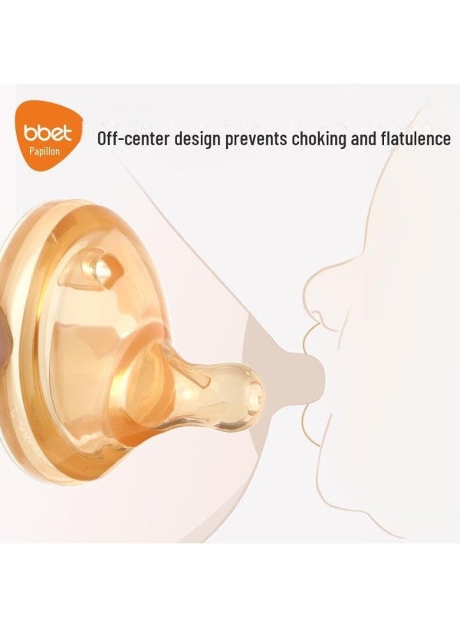 Twisoo Silicone Baby Feeding Bottle with Handle – 210ml Wide-Neck Newborn Bottle, Medium-Flow Teat, BPA-Free, Infant Straw Bottle for Easy Grip & High Capacity Feeding - Image 5