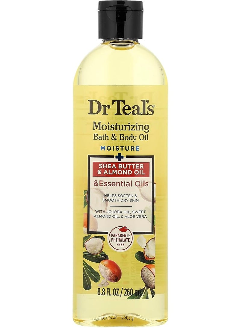 Dr Teal's Bath & Body Oil Moisture Ultra Rich Shea Butter & Essential Oil 260ML - Image 2