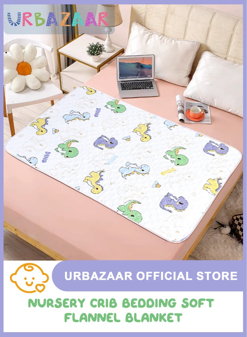 URbazaar Baby Waterproof Bed Pad Washable Mattress Pad Reusable Underpads Bed Wetting Incontinence Cover for Baby Toddler Children and Adults - Image 1