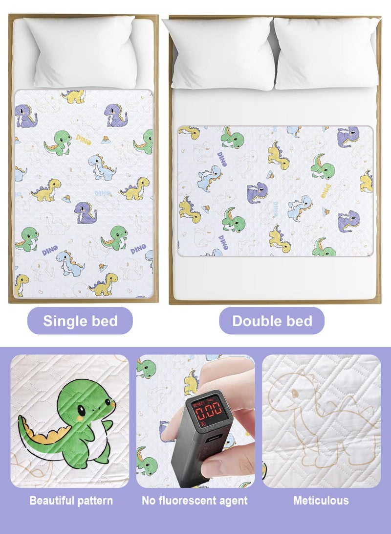 URbazaar Baby Waterproof Bed Pad Washable Mattress Pad Reusable Underpads Bed Wetting Incontinence Cover for Baby Toddler Children and Adults - Image 5