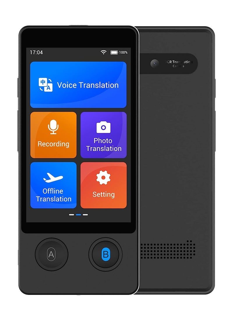 SYOSI - Offline Language Translator Device, Latest AI Voice Translator, 144 Languages and Accents 97% Accuracy with 3.7 inch Touchscreen Instant Two Way Translation, for Learning, Travel, No WiFi or SIM - Image 1