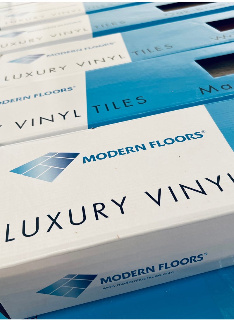 MODERN FLOORS - Dry Back PVC Vinyl LVT 36pcs/5sqm Planks Floor Tiles | UK Trademark - Image 1