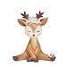 KEYUM Deer Figurines Toys Decor 43 Cute Fawn Doe Christmas Home Decor Resin Ornament Cake Topper Party Desktop Decoration for Birthday Wedding AnniversaryShy - Image 3