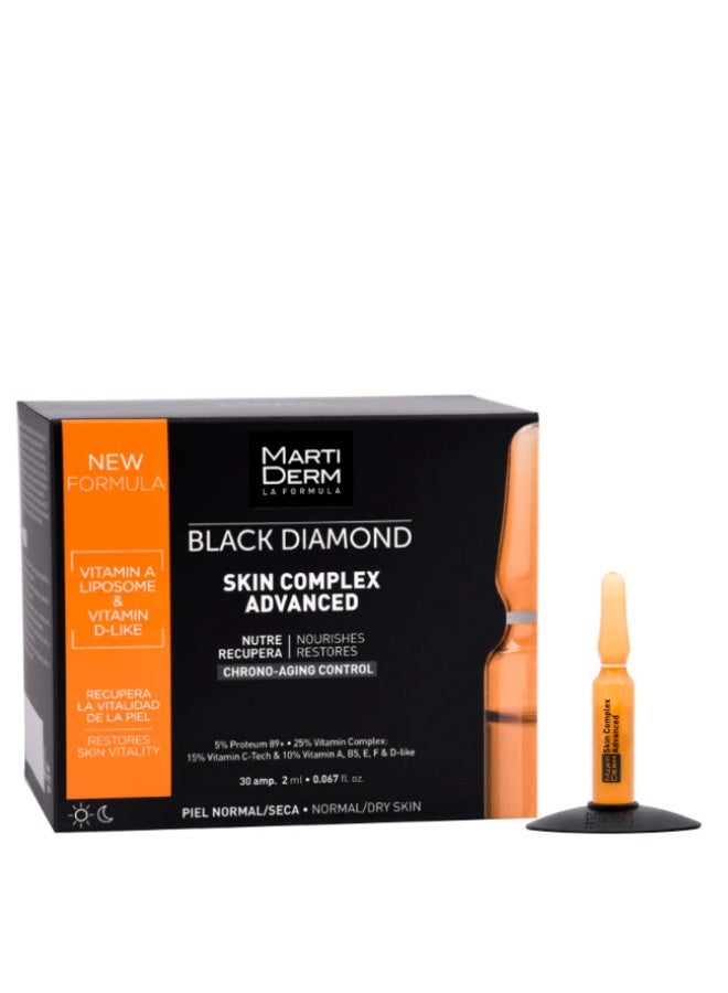 Martiderm Black Diamond Skin Complex Advanced Ampoules 30x2ml - Image 1