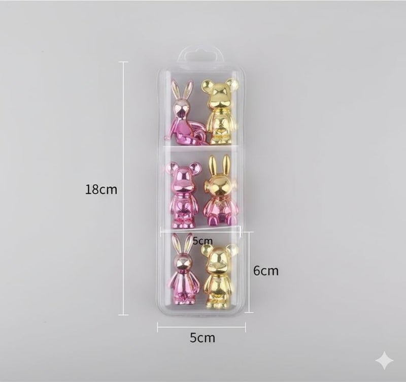 E-477-5 Office Decorative Statues - Resin - 4-Piece Set - Home Use - Image 3