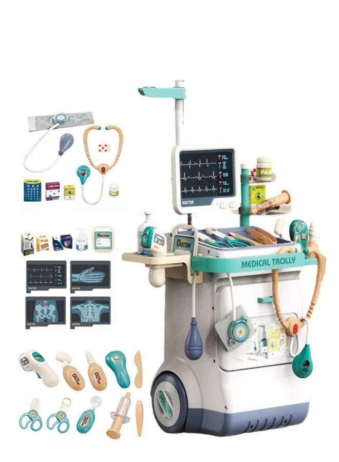 MIXDE 26-Piece Kids Doctor Toys,Pretend Play Doctor Playsets,Large Size Realistic Toys,Children's Realistic Educational Toys ﻿  - Image 1