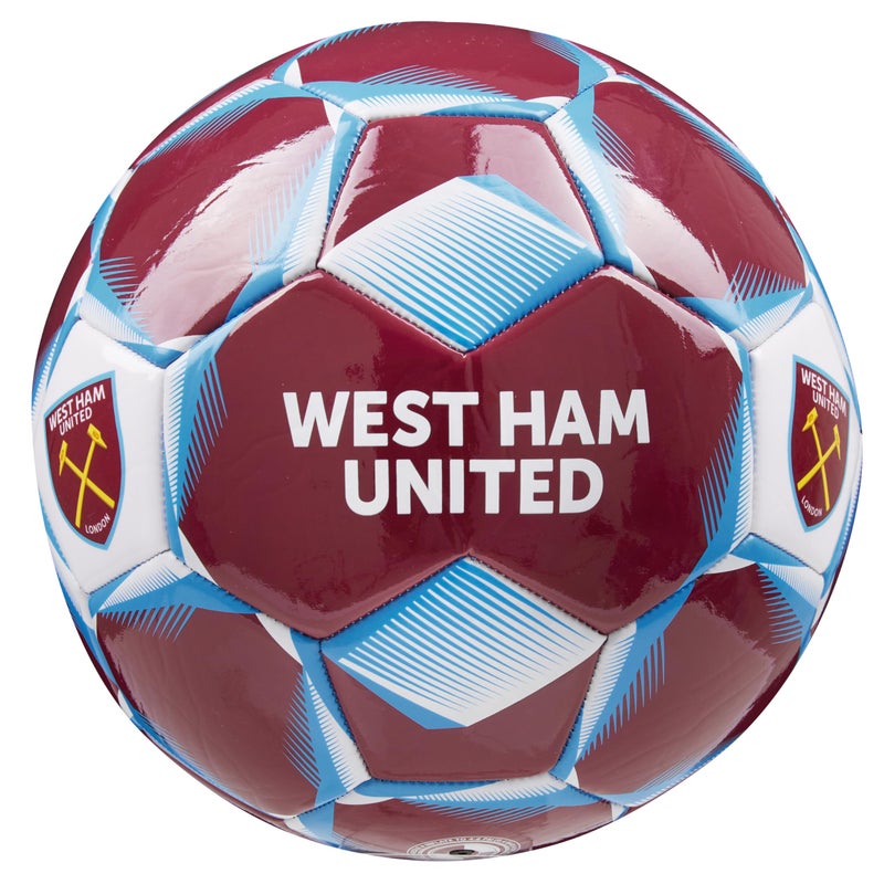 West Ham United FC Soccer Ball for Adults Teenagers Kids Training Soccer Size 3 4 or 5 West Ham Merchandise Burgundy Size 4 - Image 2