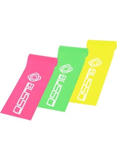 Bls-45 3-Piece Pilates Elastic 90 Cm*7.5 cm