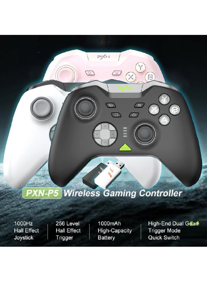general Classic Gamepad PXN P5 Bluetooth Gaming Controller for Steam / Switch / PC / Android / iOS with Hall Effect Joystick, 256 Level Hall Effect Trigger, 0 Deadzone, One-Button Wake Up, 1000Hz Polling Rate, 1000mAh Battery, 6-Axis Gyroscope - Image 3