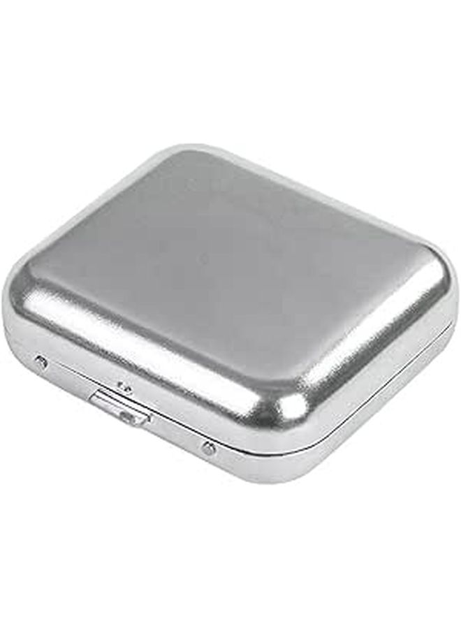 Portable Mini Metal Ashtray with Lid Windproof for Car Outdoor Patio Travel - Image 1