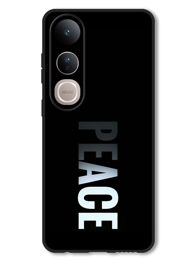 Theodor Case Compatible with Vivo V50 Lite Protection Shockproof Bumper Cover Peace - Image 1