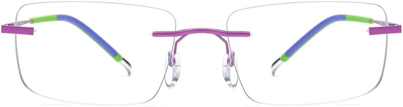 FONEX Titanium Glasses Frame,Rimless Frameless Optical Eyewear Eyeglasses for Men and Women F85634 - Image 5